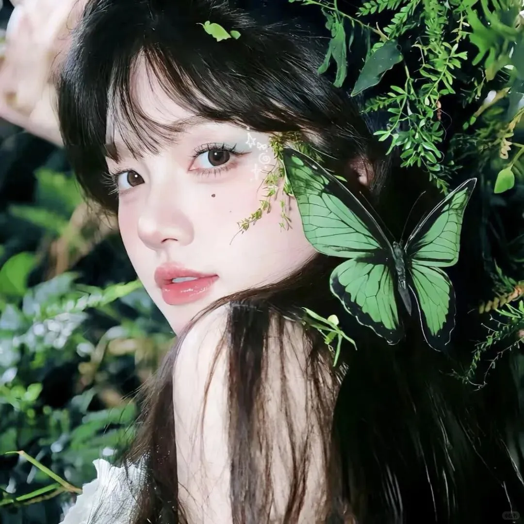 花团锦簇的女生头像