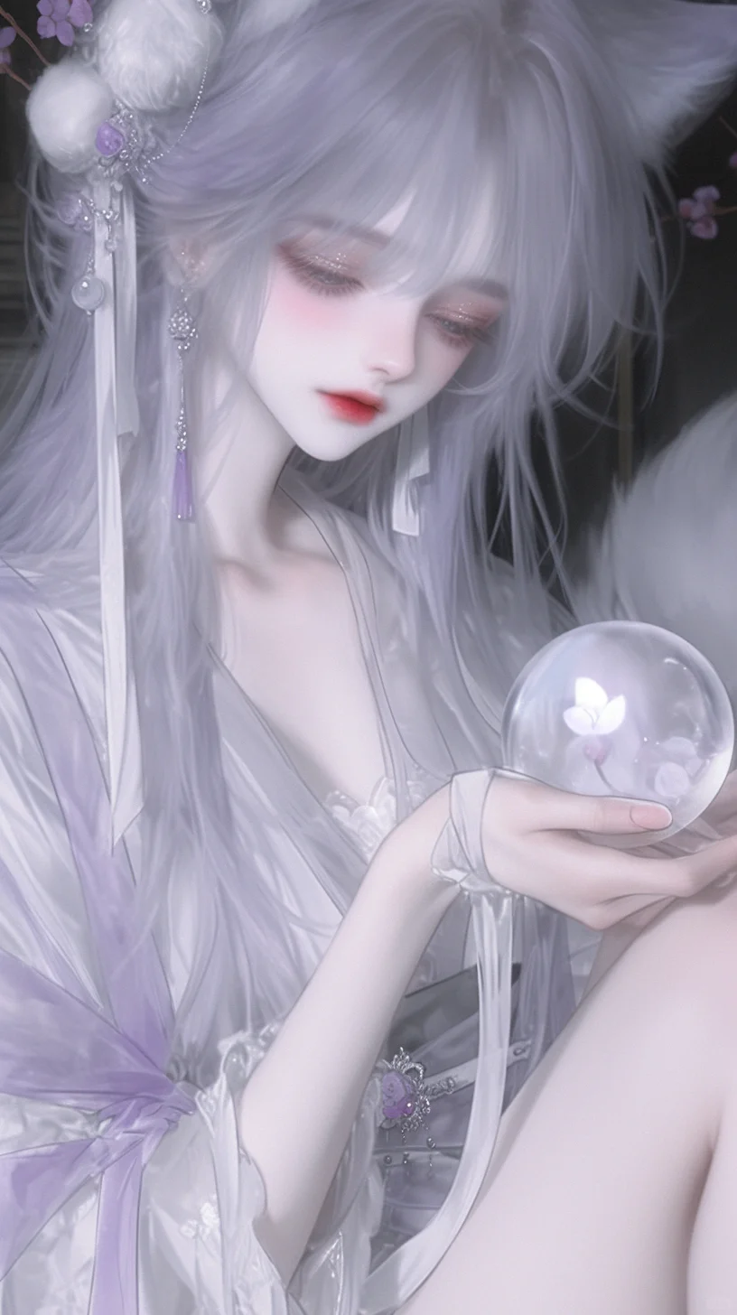 mj自跑图——“水晶球”系列(朦胧女图)