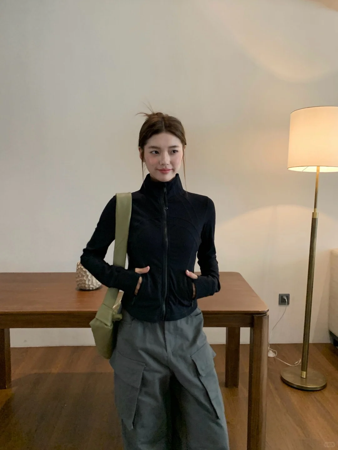 瑜伽出街两不误～😁