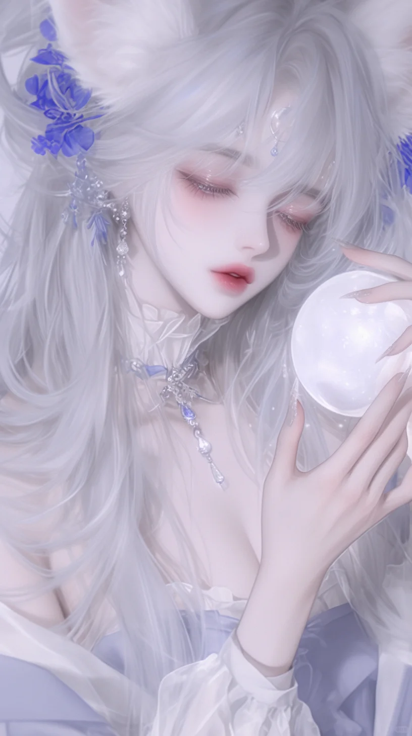 mj自跑图——“水晶球”系列(朦胧女图)