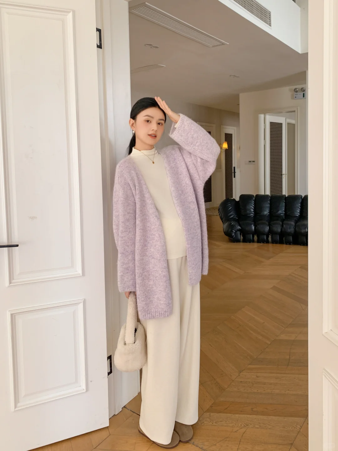 孕期穿搭｜他说紫色💜好有韵味！！