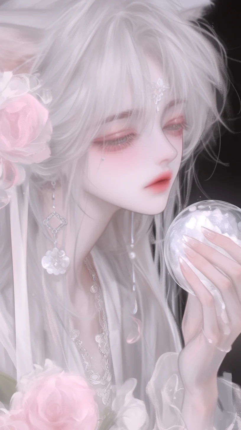 mj自跑图——“水晶球”系列(朦胧女图)