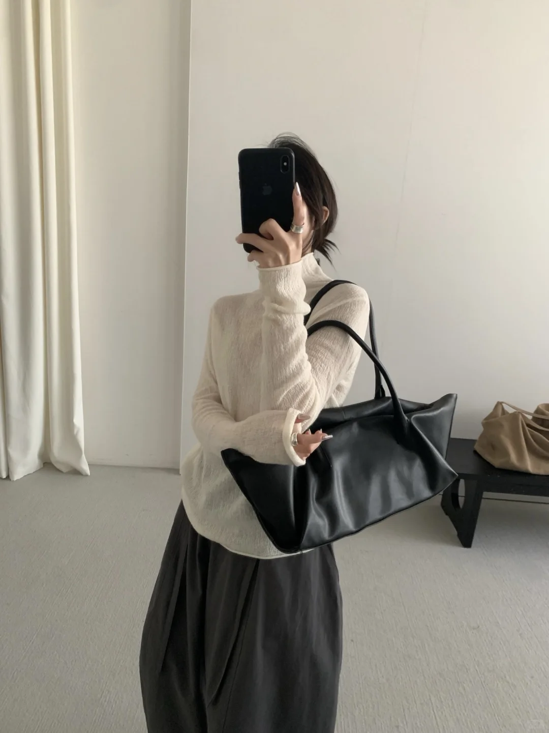 上半身对镜拍姿势合集