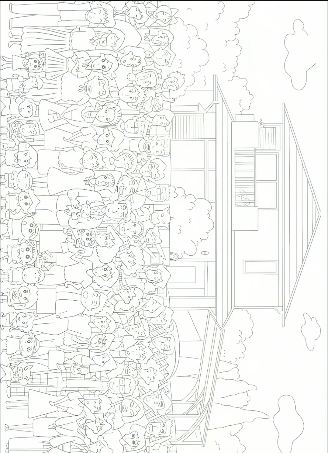 上班摸鱼必备线条画素材