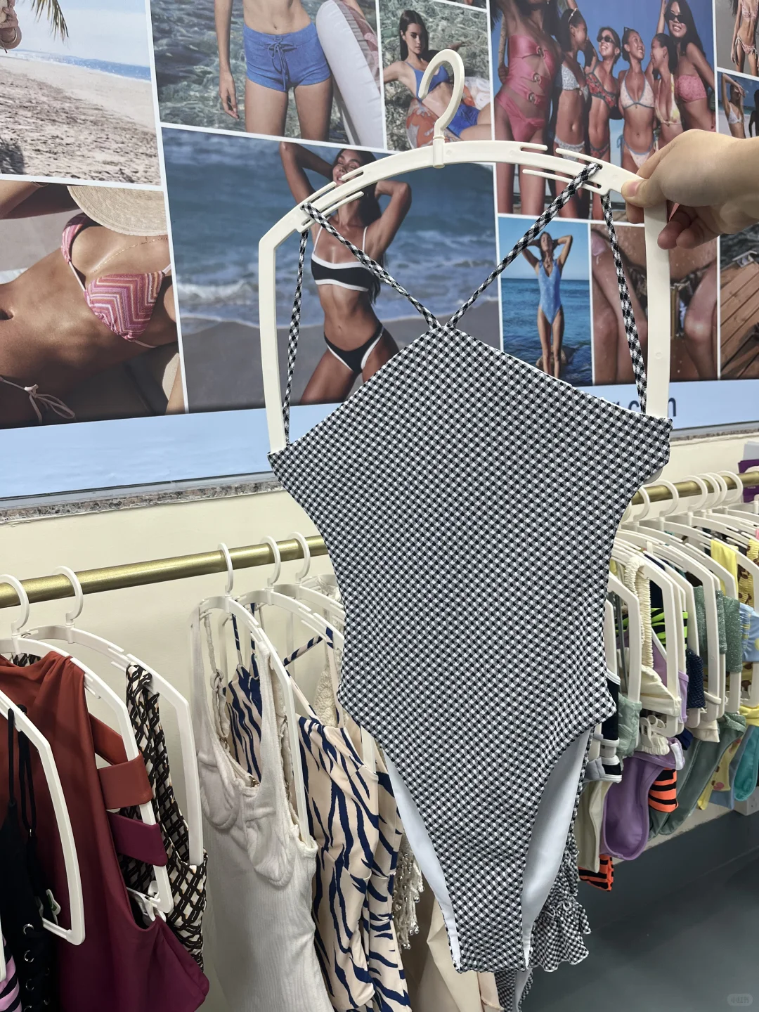 👙分享一款连体绑带泳衣