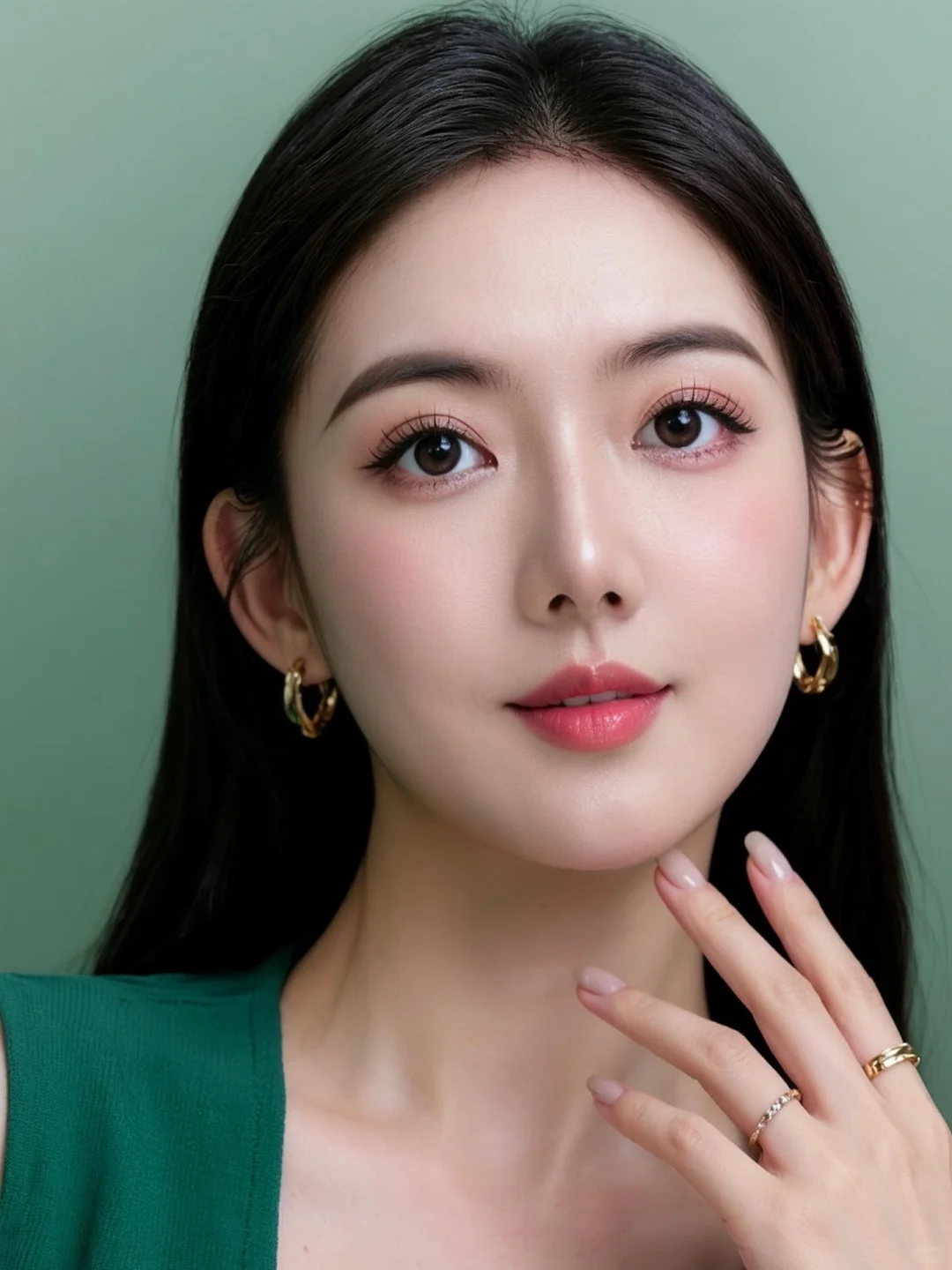 真的有被她美到！这质感脸！