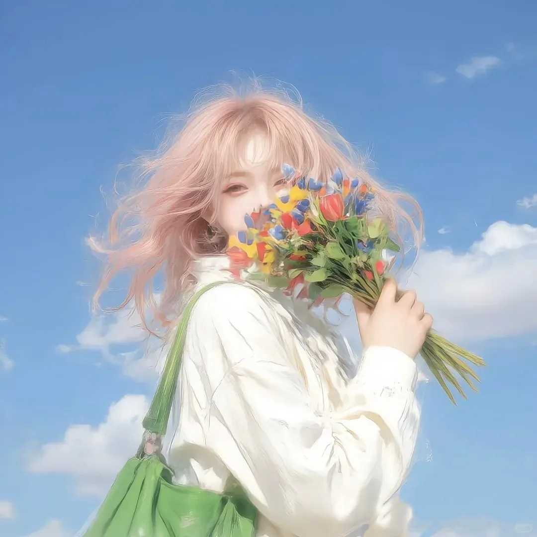 温柔美丽的女生头像