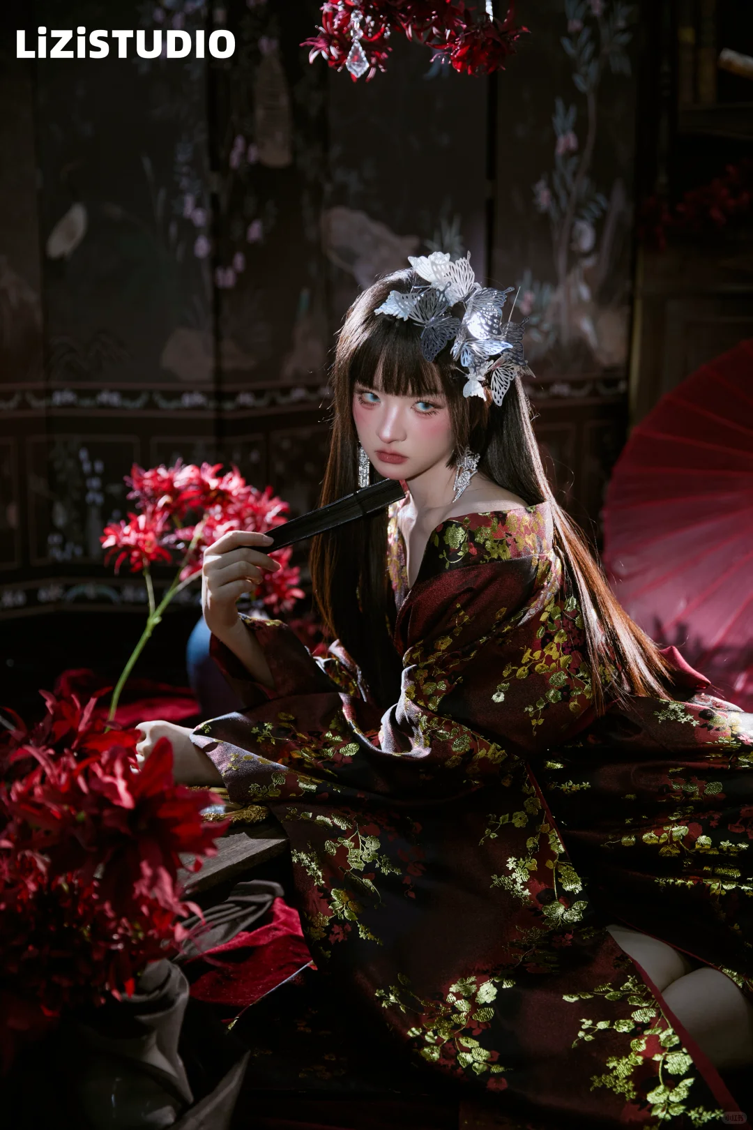 恶女花魁🖤绽放的彼岸花🥀|苏州和服写真