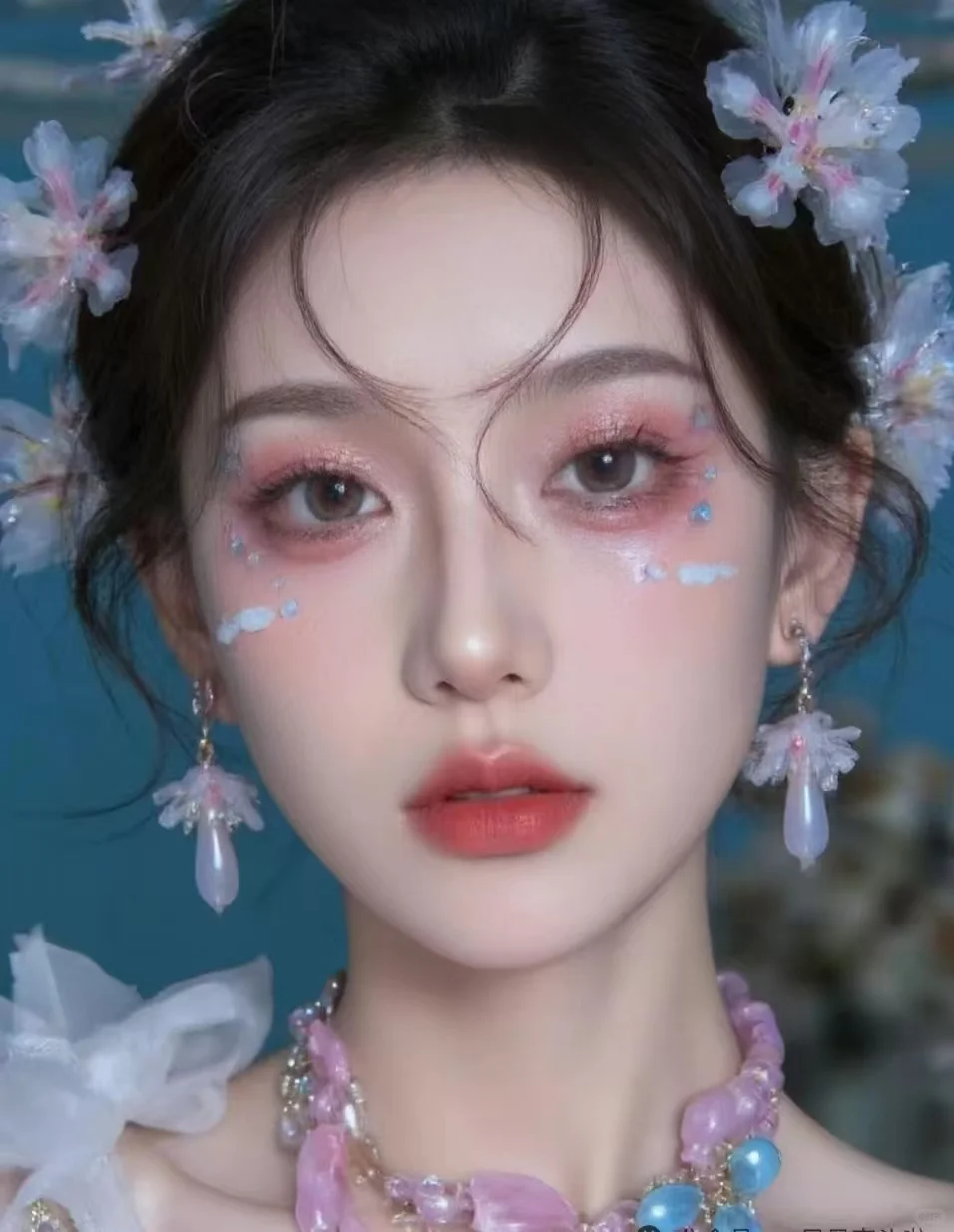 梦幻破碎感蝴蝶妆