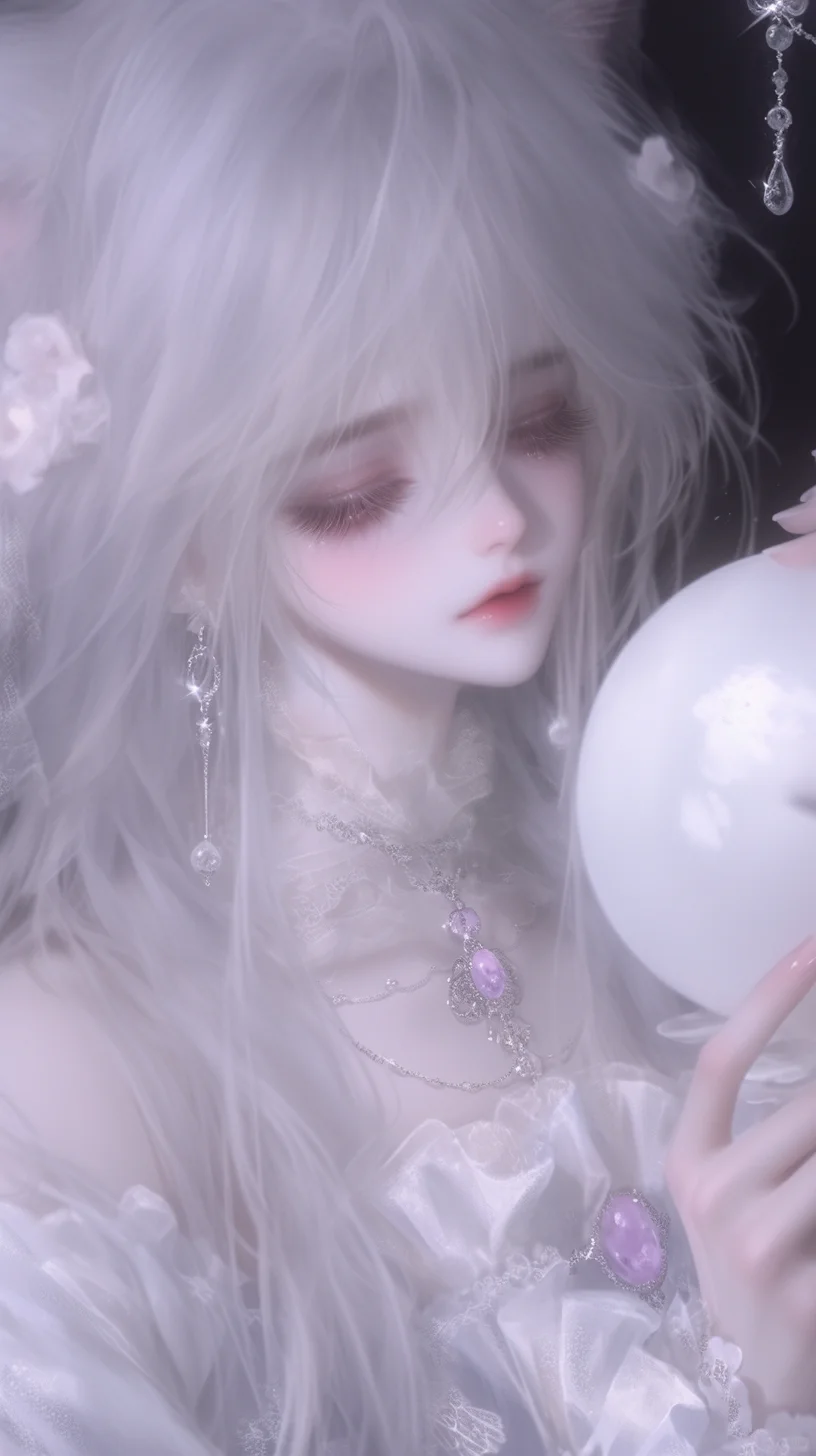 mj自跑图——“水晶球”系列(朦胧女图)