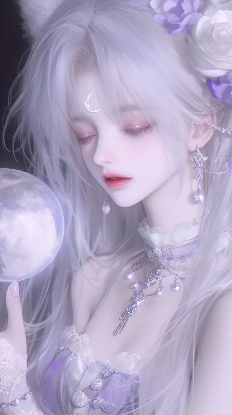 mj自跑图——“水晶球”系列(朦胧女图)