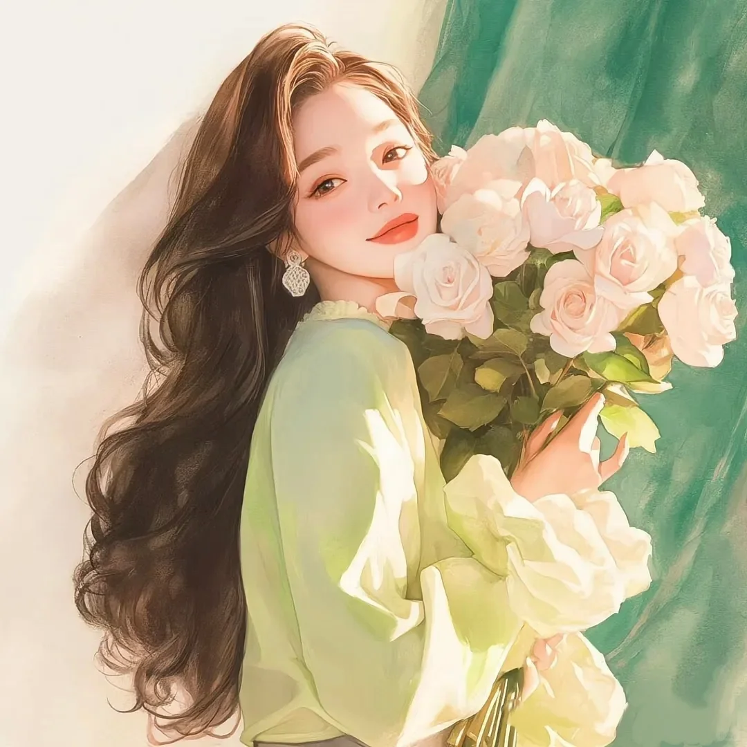 温柔美丽的女生头像