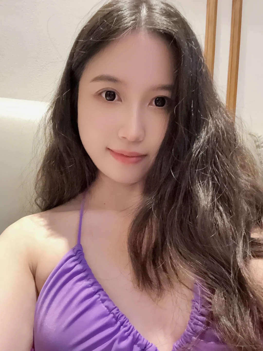 三亚 紫色泳衣好喜欢啊💜