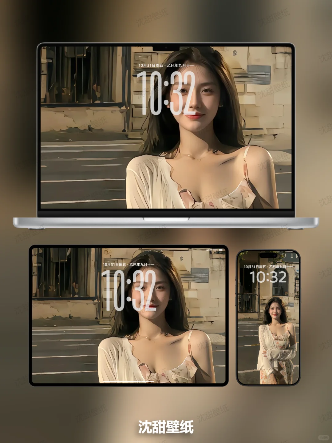4. ins 风高级感美女壁纸｜4K 高清太绝了