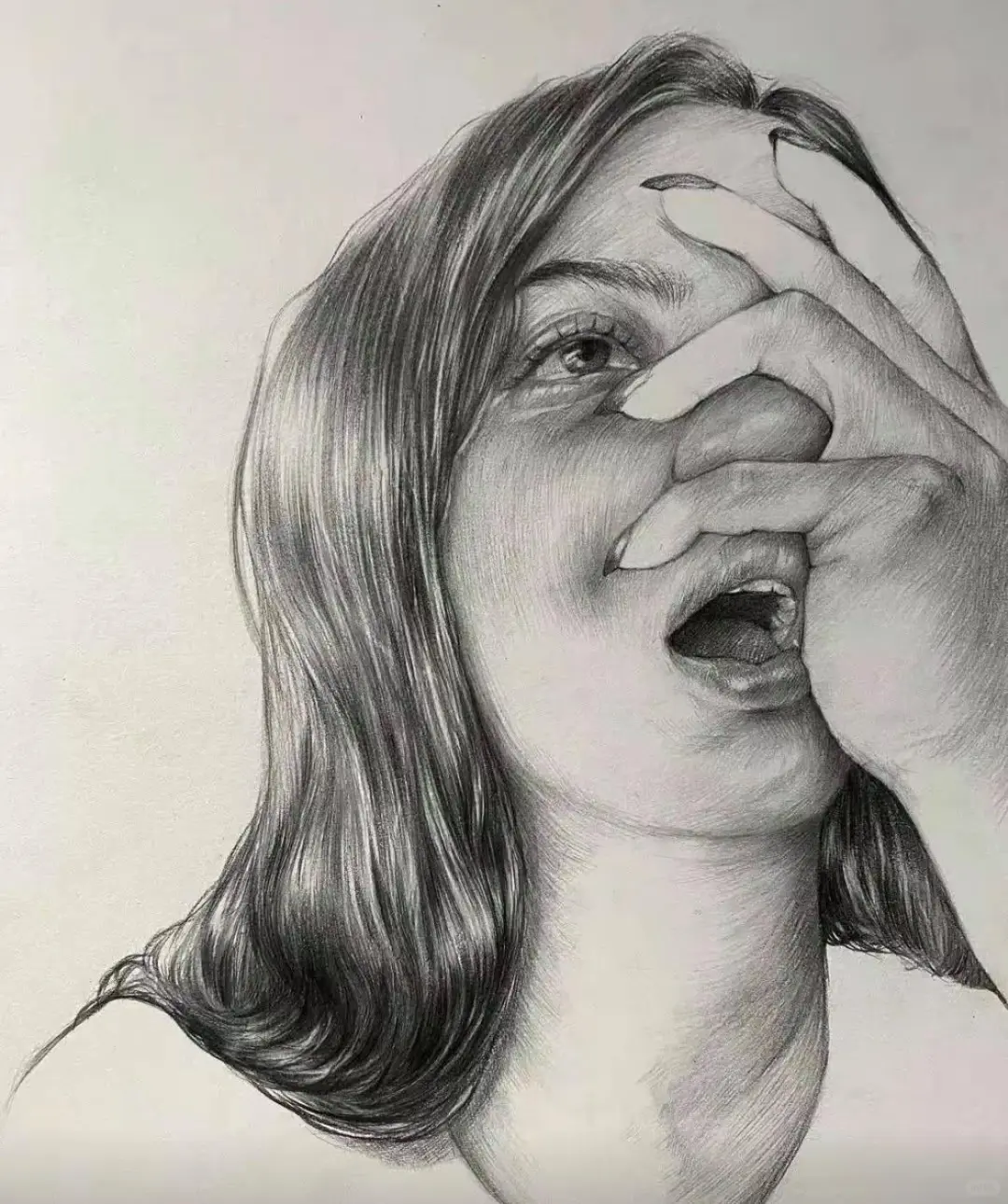 欣赏一位才华横溢的印度女艺术家素描作品