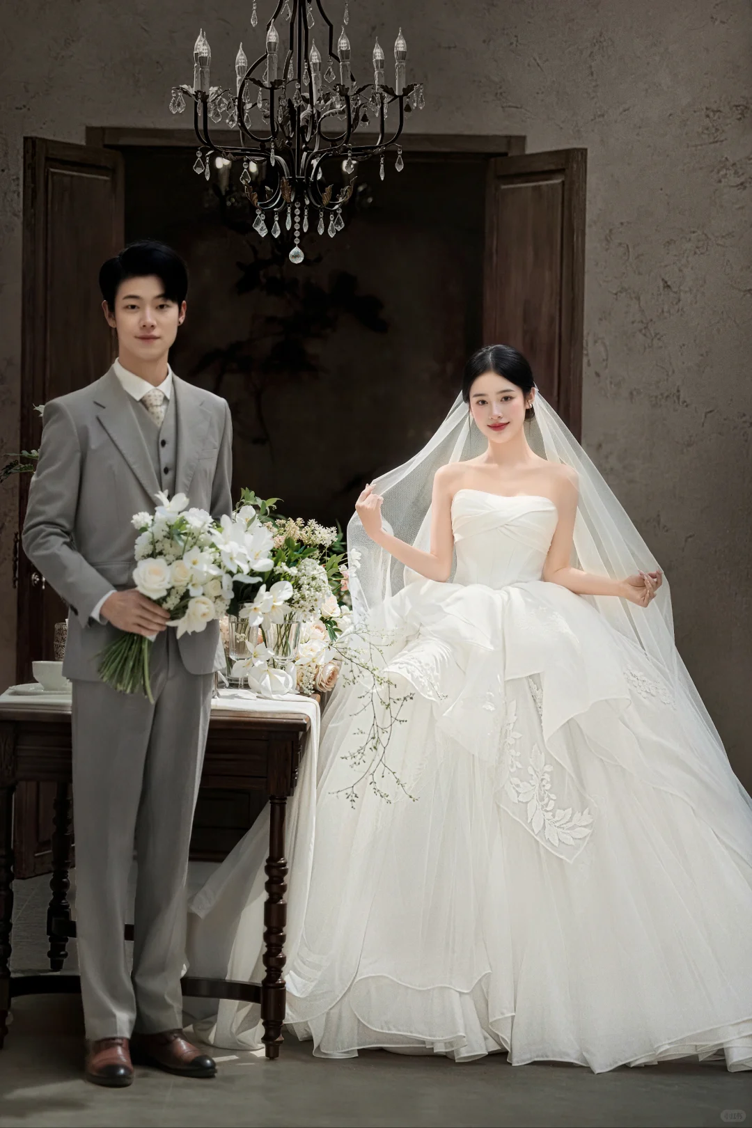 大理山茶园｜藏在复古庄园里的高级感婚照