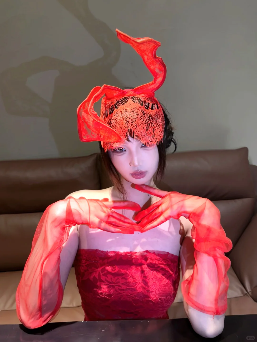 蕾丝兔女郎拍照姿势～👯‍♀️