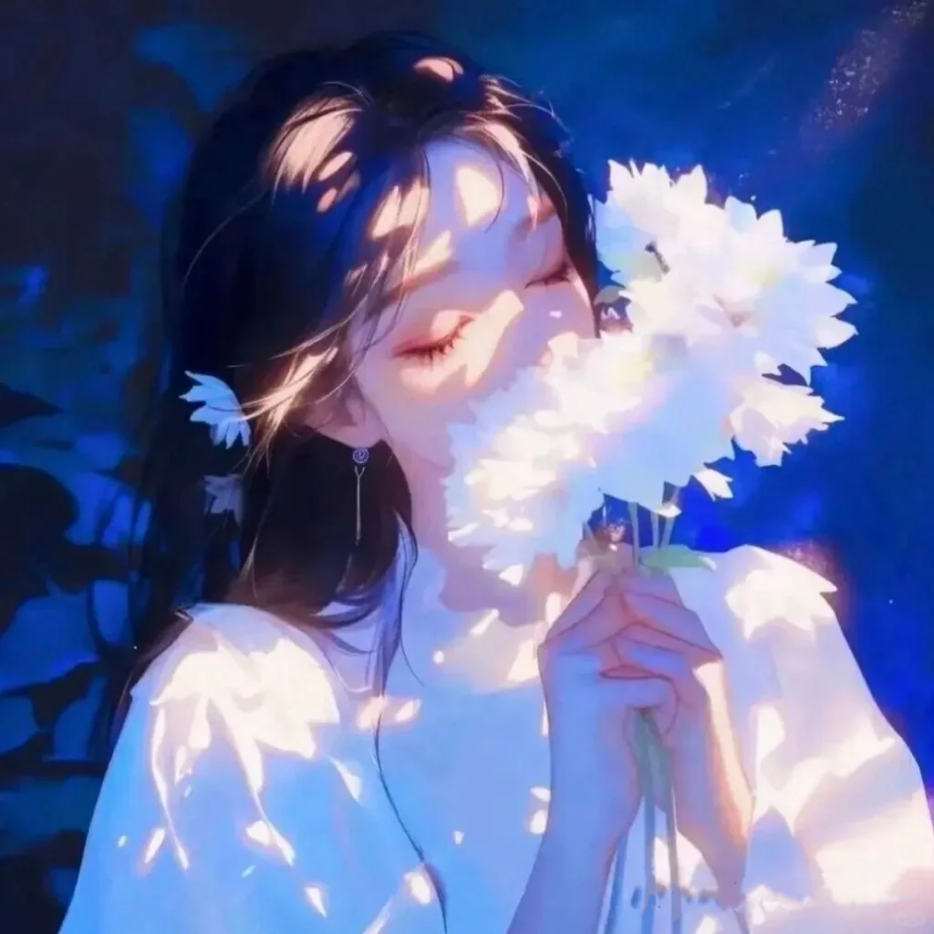 温柔美丽的女生头像