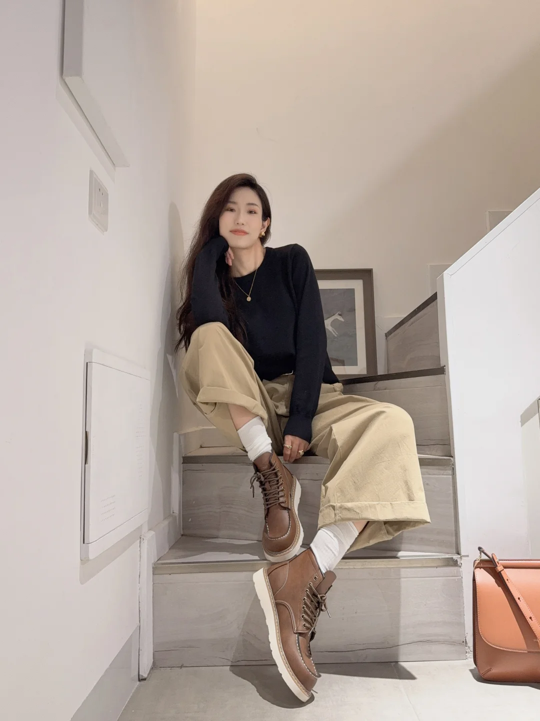 随性洒脱休闲穿搭，女生这么穿太好看了！