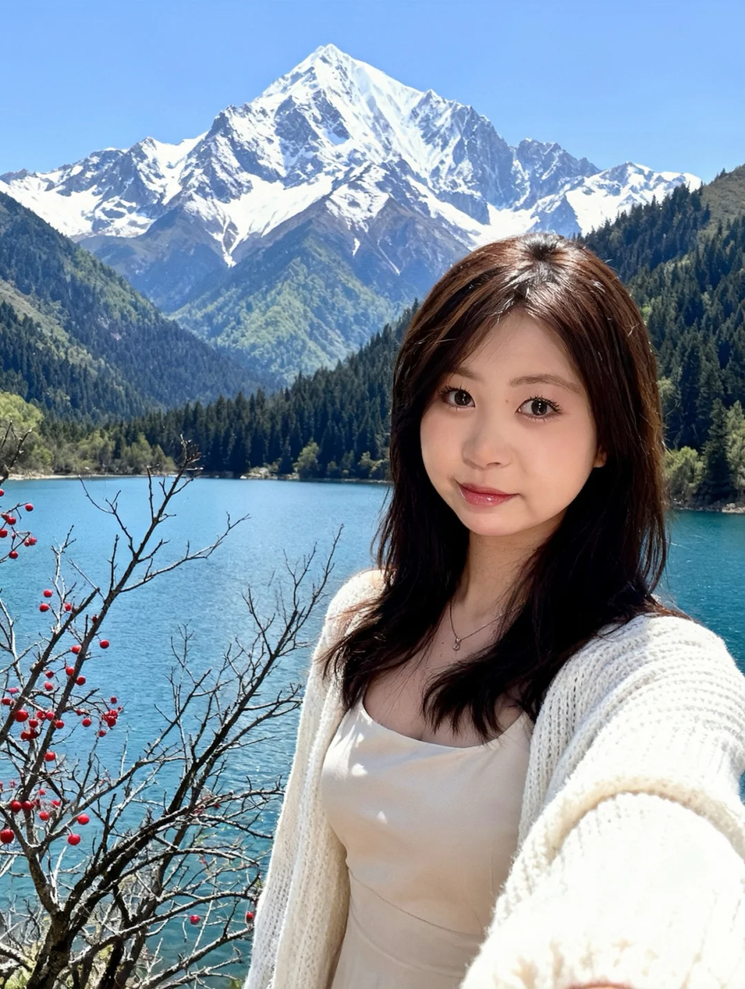 由于我不断练习化妆，终于变成了………