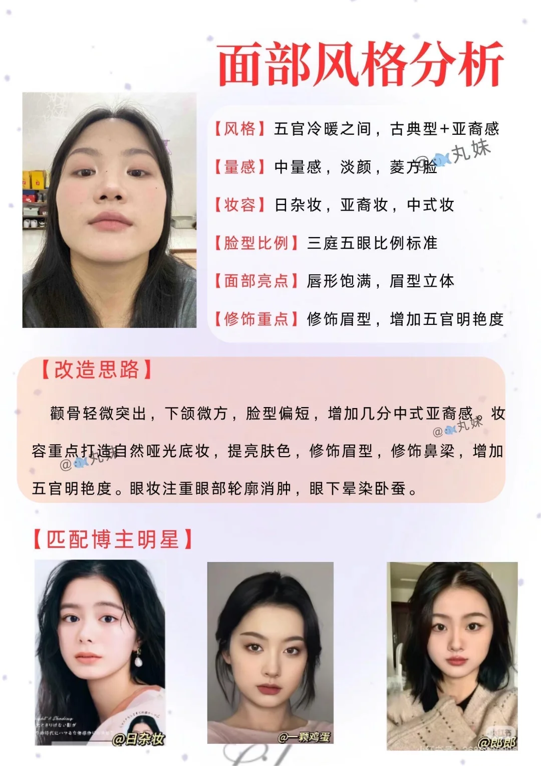 菱形脸+高颧骨才是爆改圣体！！！