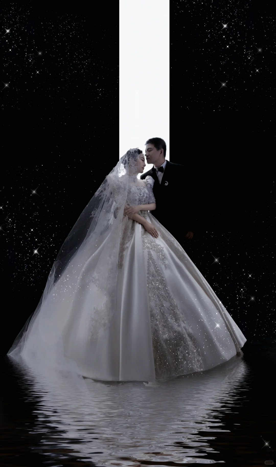 封神了❗️拍到了爆美室内主纱光影婚纱照✨
