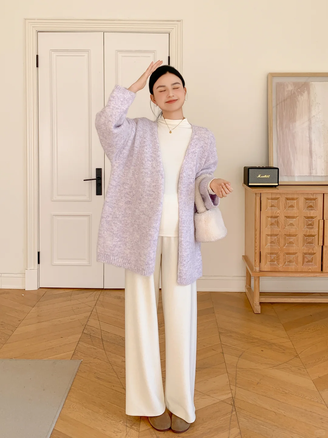 孕期穿搭｜他说紫色💜好有韵味！！