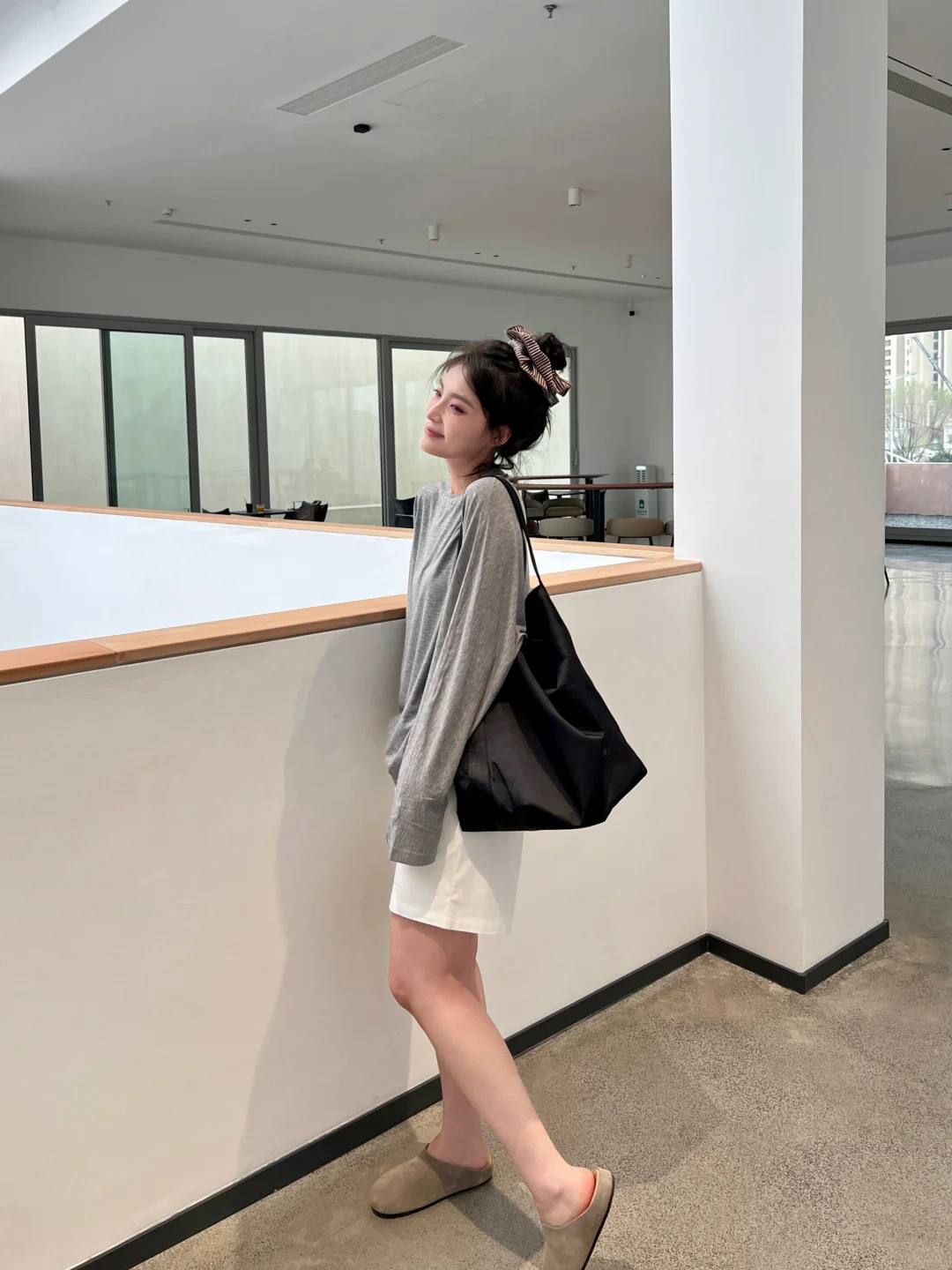 125斤微胖女孩超显瘦的休闲慵懒感穿搭