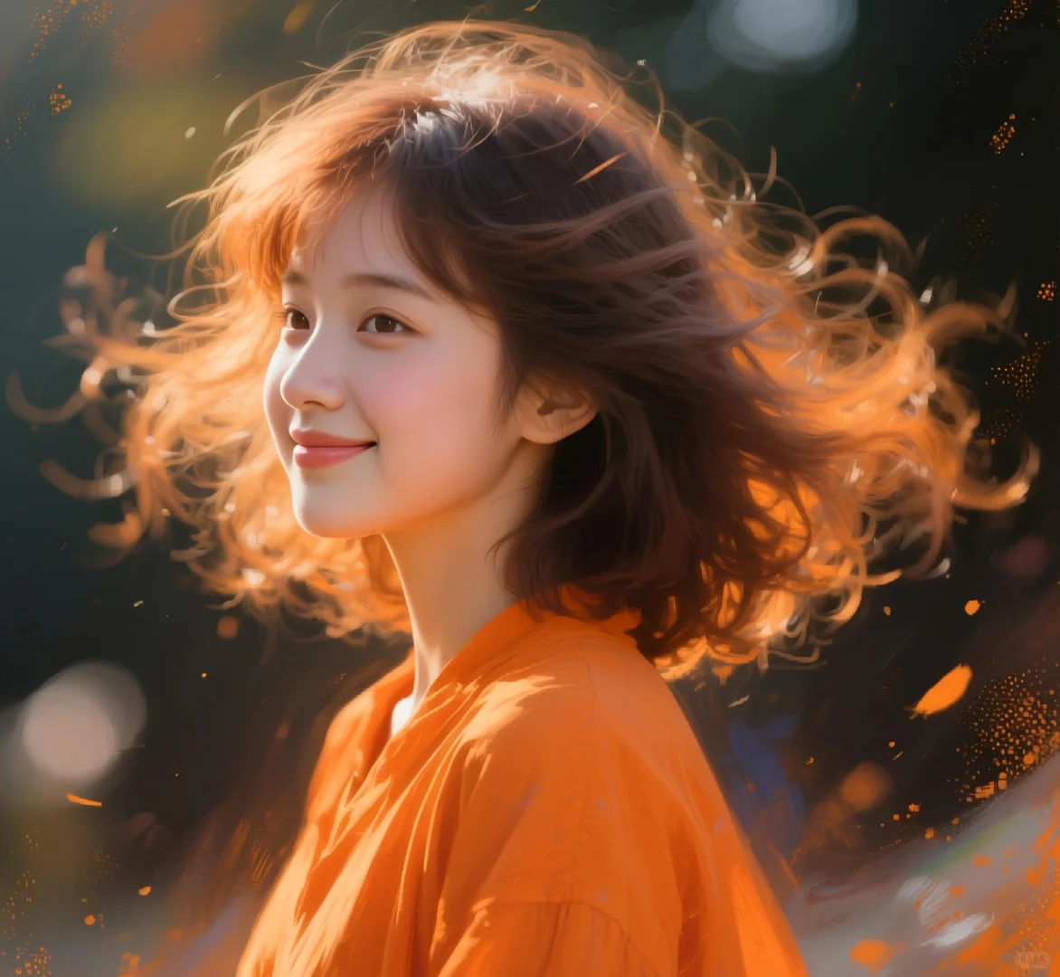 她真的太美了！