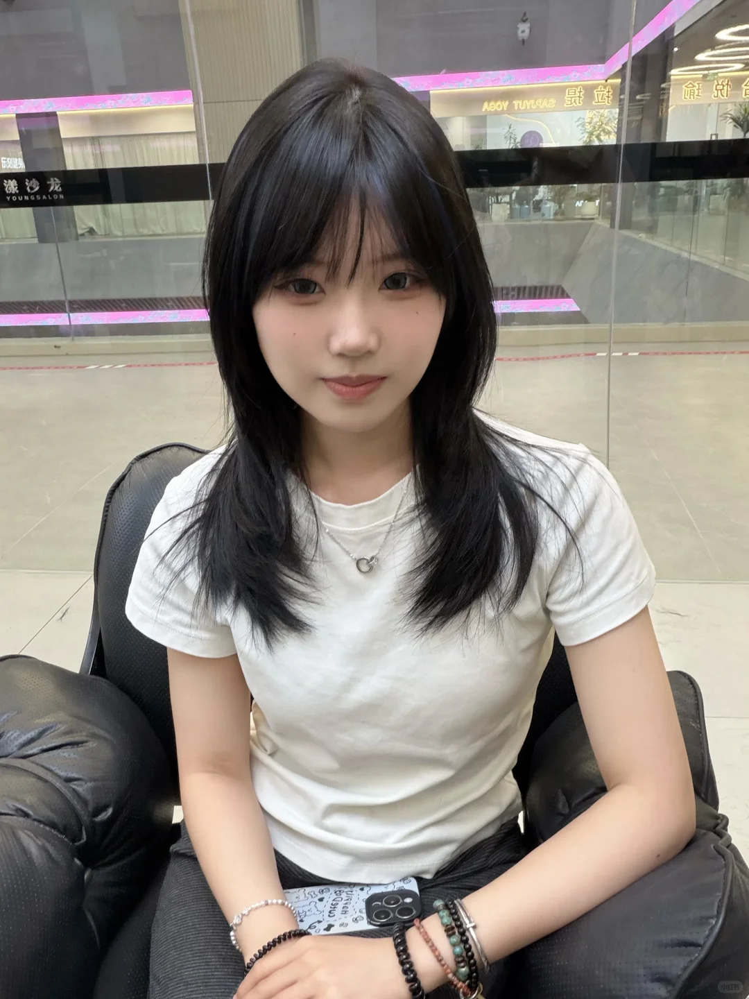 方圆脸天菜！今天剪的八字刘海美到我了✨