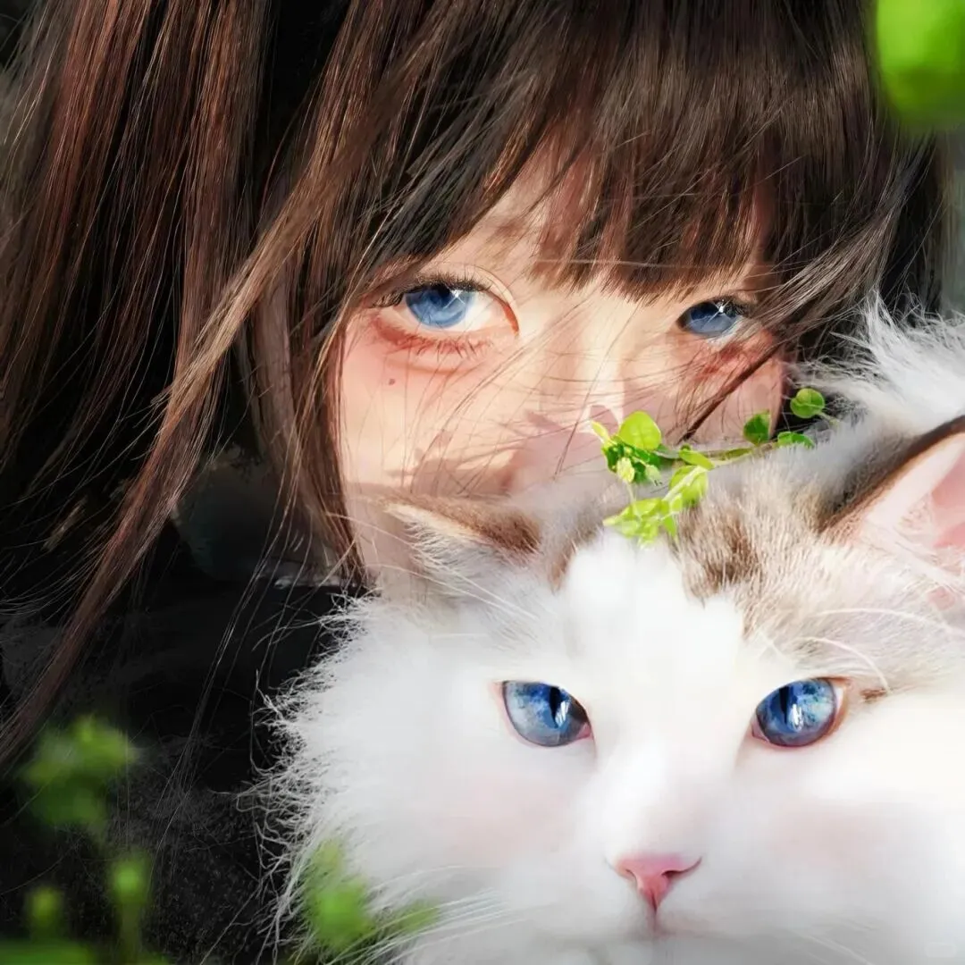 花团锦簇的女生头像