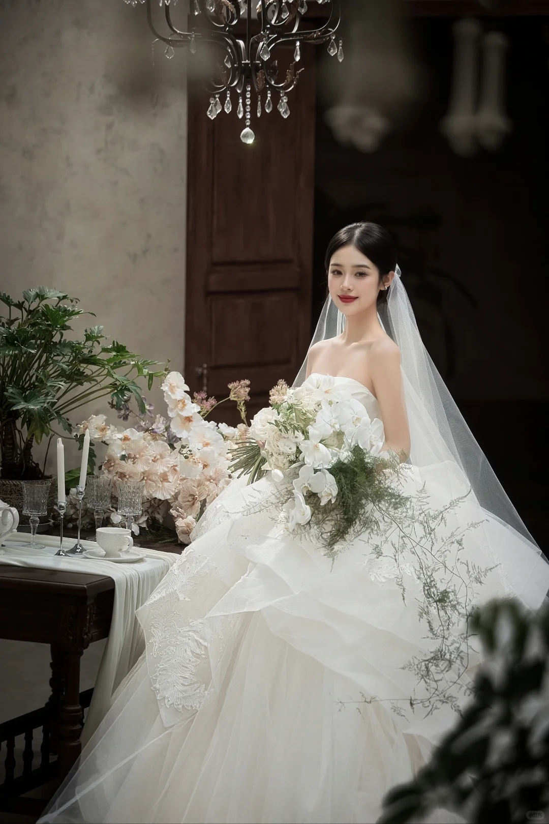 大理山茶园｜藏在复古庄园里的高级感婚照