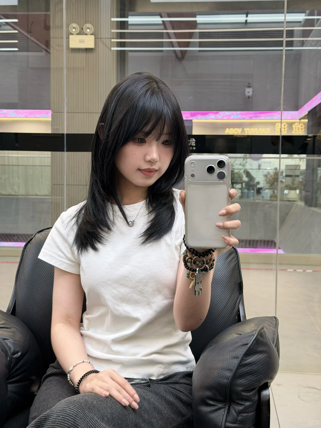 方圆脸天菜！今天剪的八字刘海美到我了✨