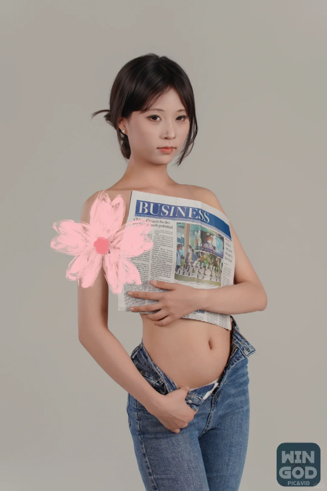 报纸风写真（无不良引导）