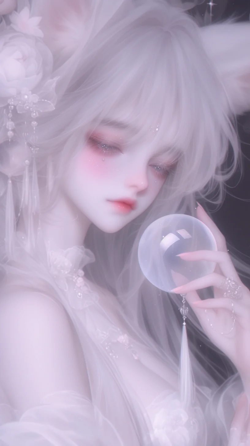 mj自跑图——“水晶球”系列(朦胧女图)