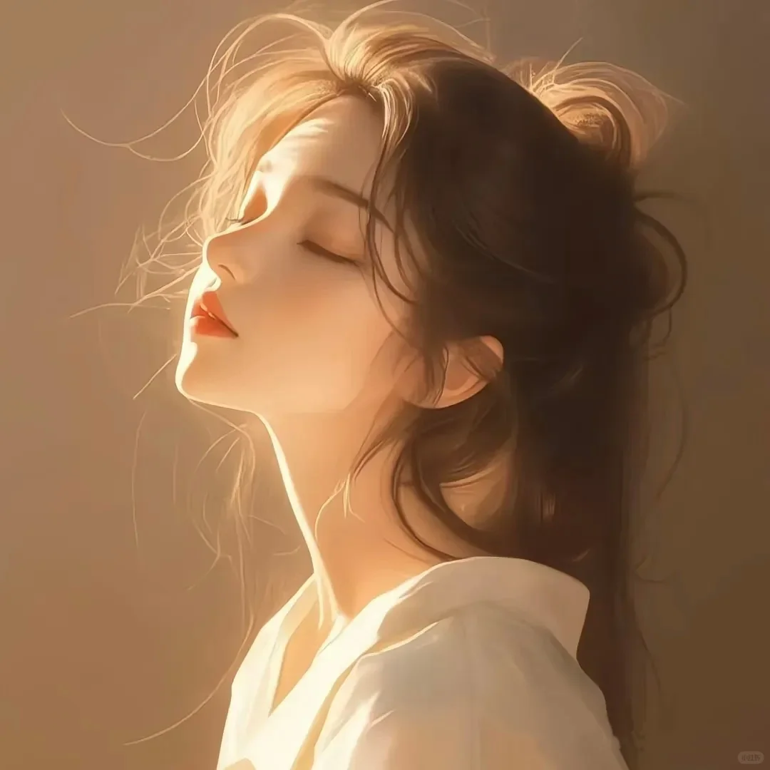 温柔美丽的女生头像