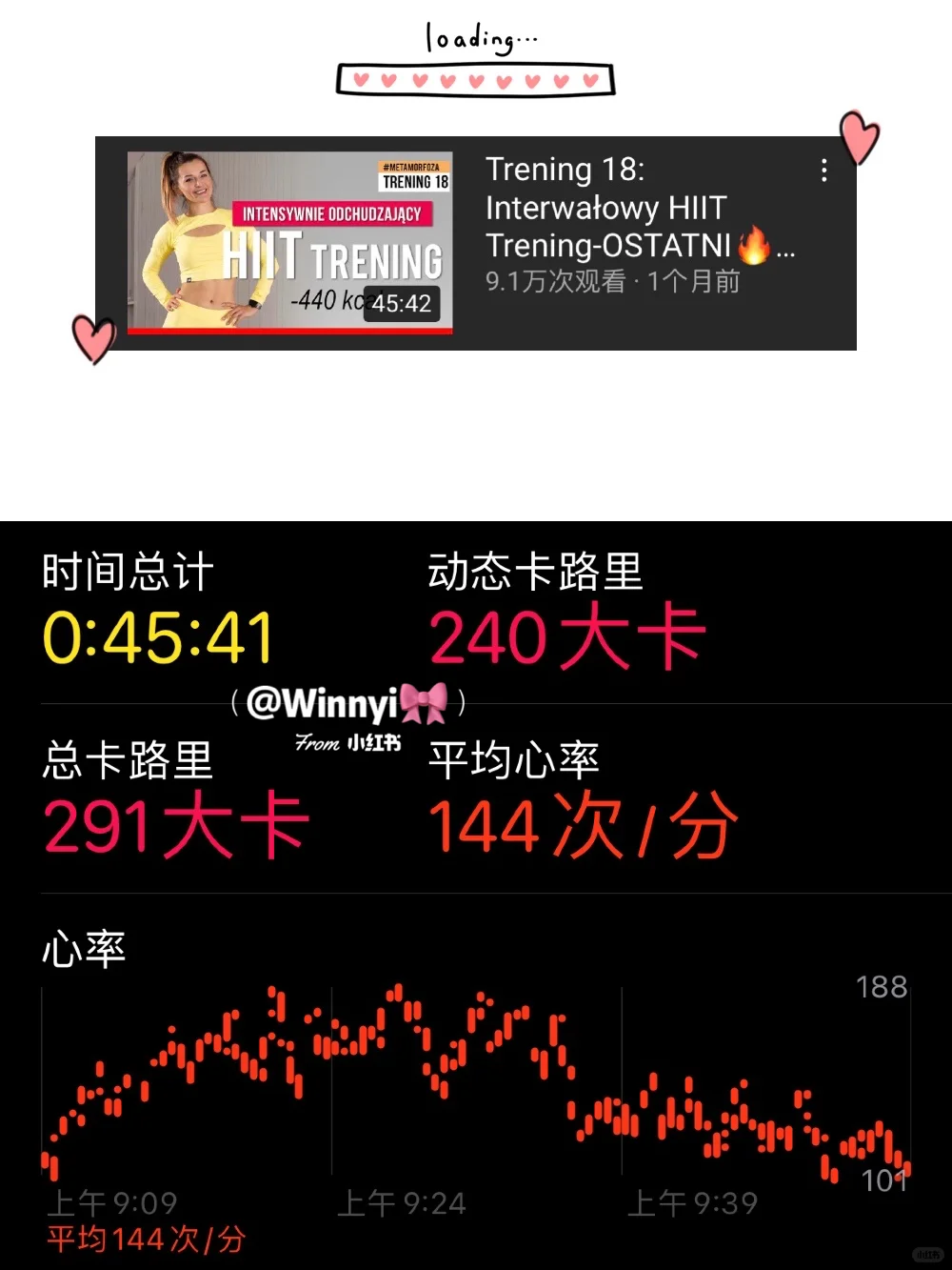 热量实测82🔥Monika 45min 无重复HIIT