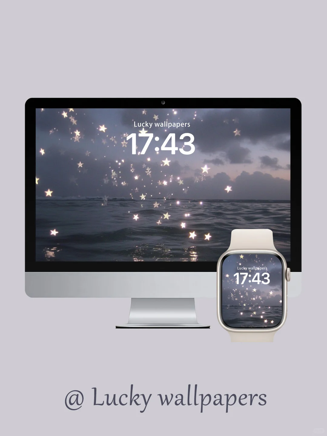 把星星撒进大海｜氛围感壁纸