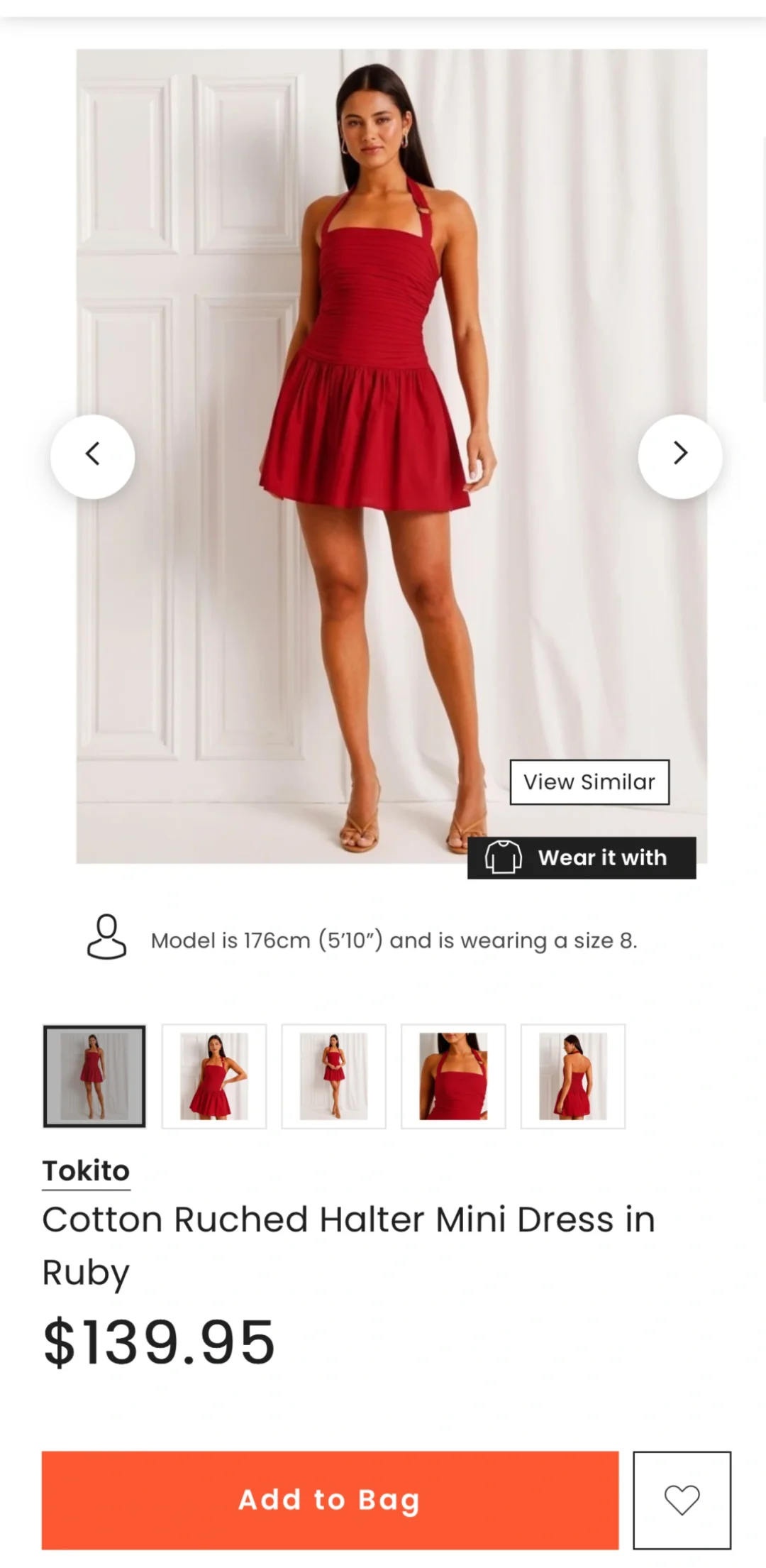 富娟喜爱的娇艳欲滴仙女裙Tokito