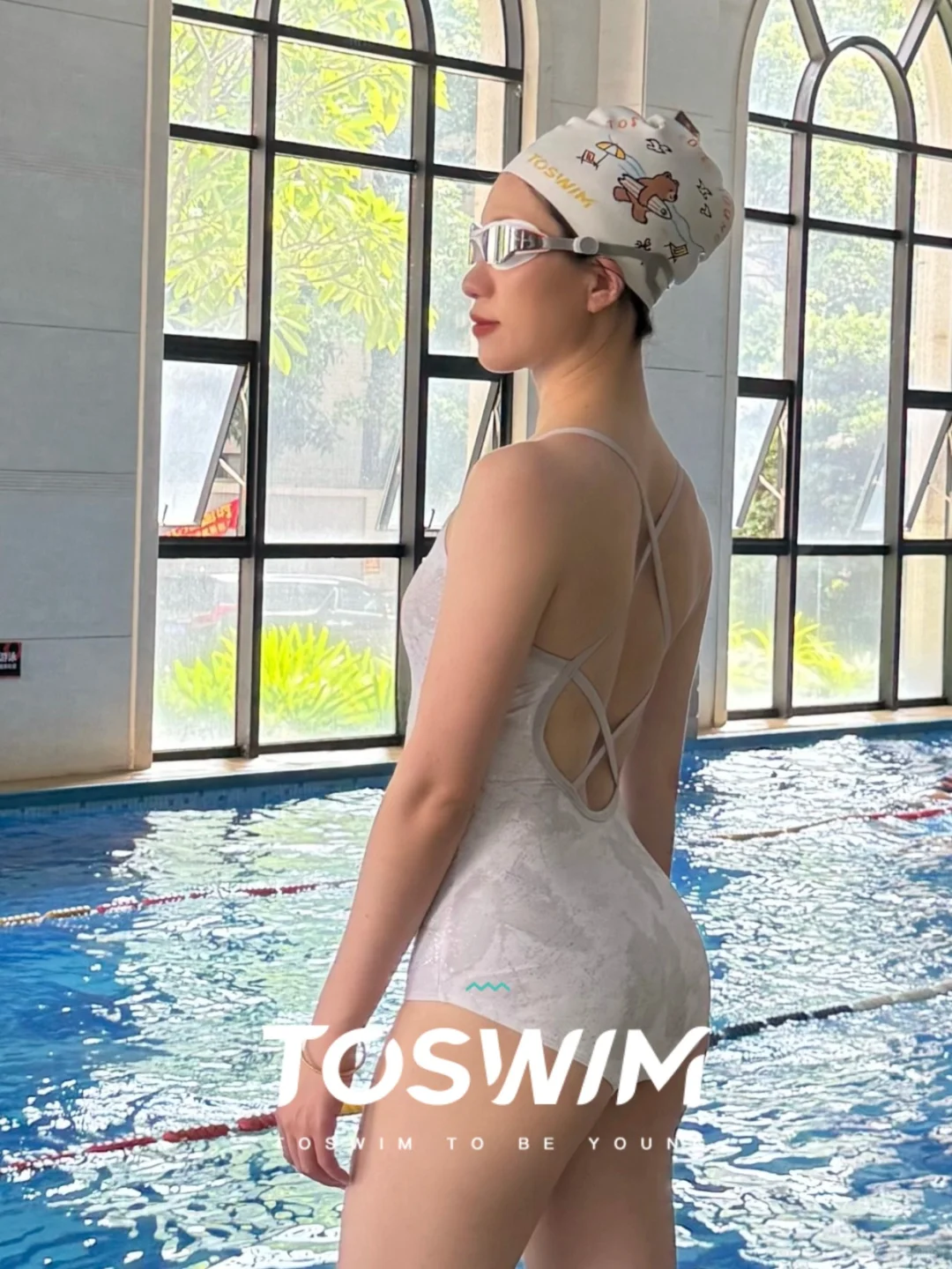 晒晒我的游泳肩~