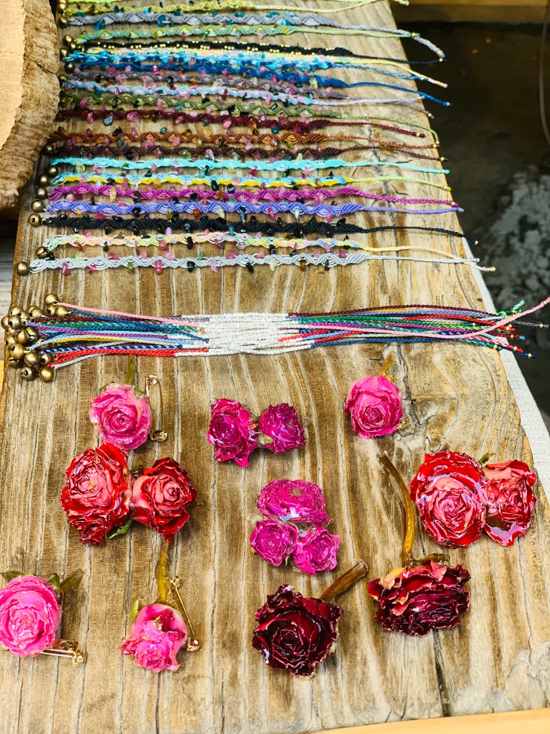 娇艳欲滴的真花胸针❤️❤️❤️