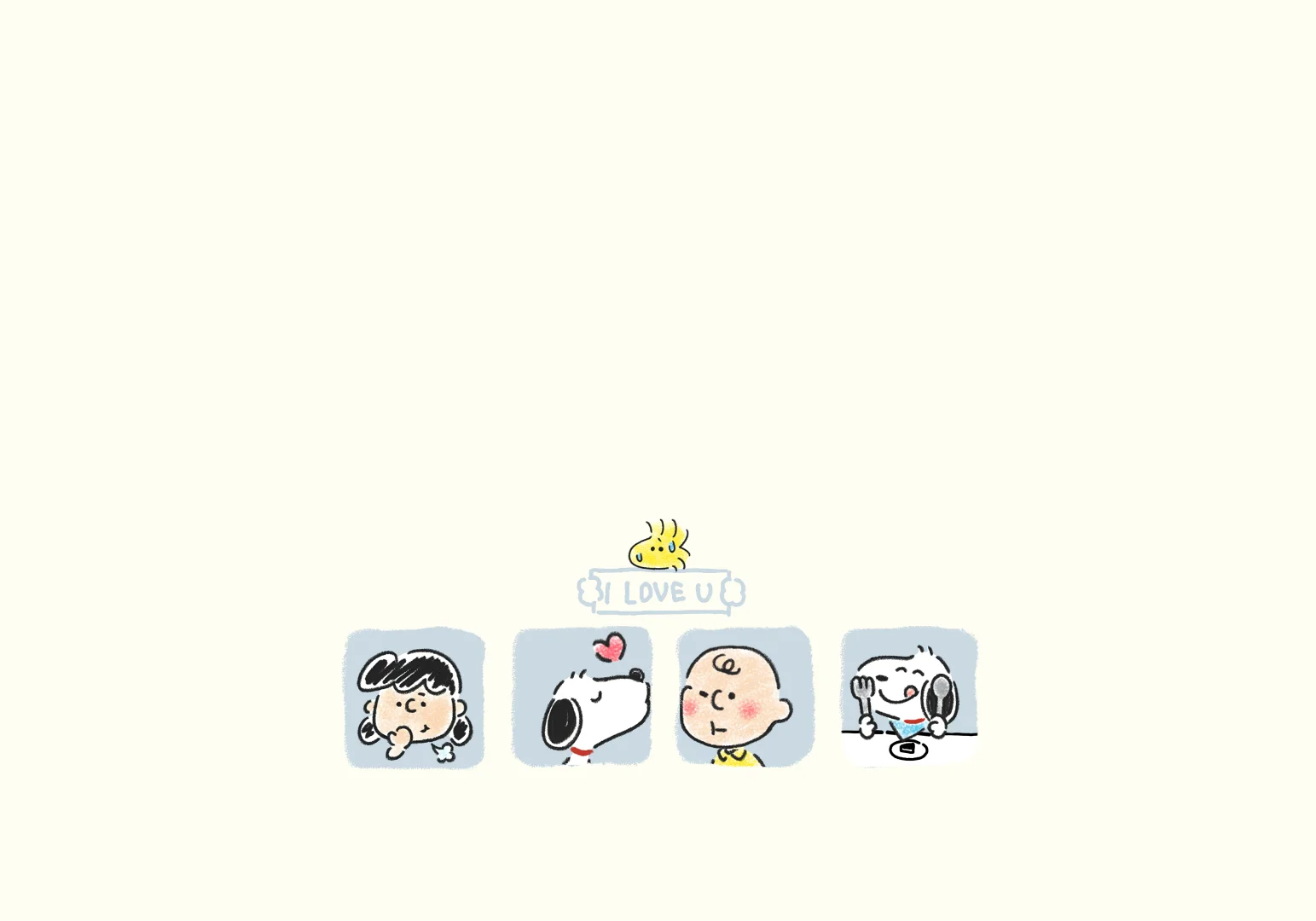 史努比 | 史努比珍藏ipad套装壁纸分享