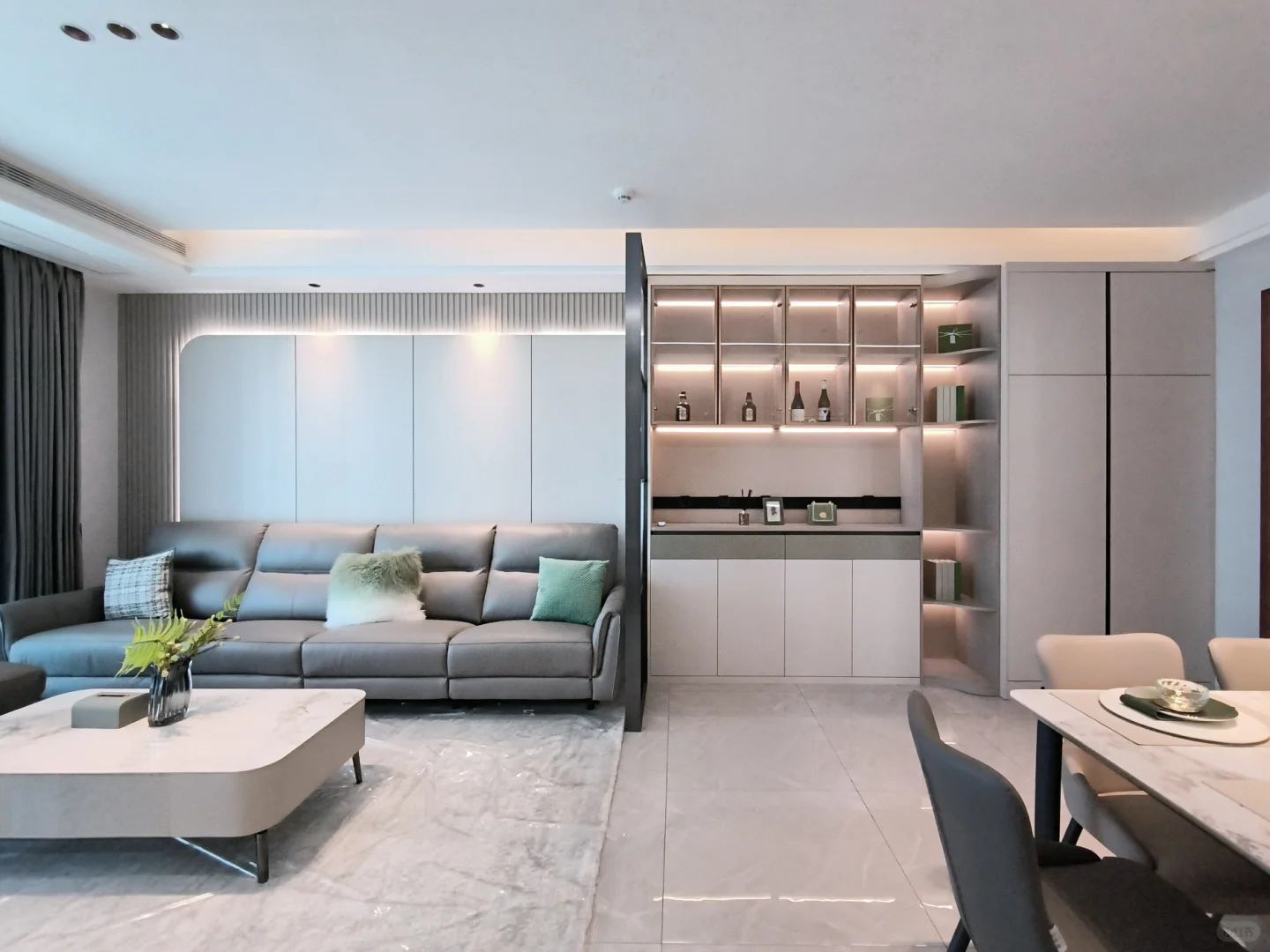 119㎡治愈系精装房来抄作业！神仙配色绝了