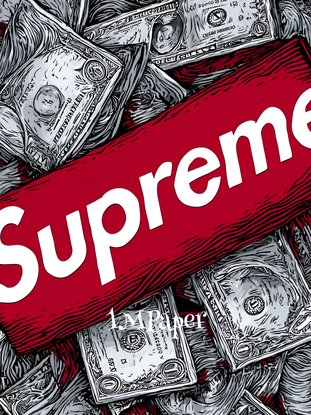 Supreme壁纸 l 金钱至上