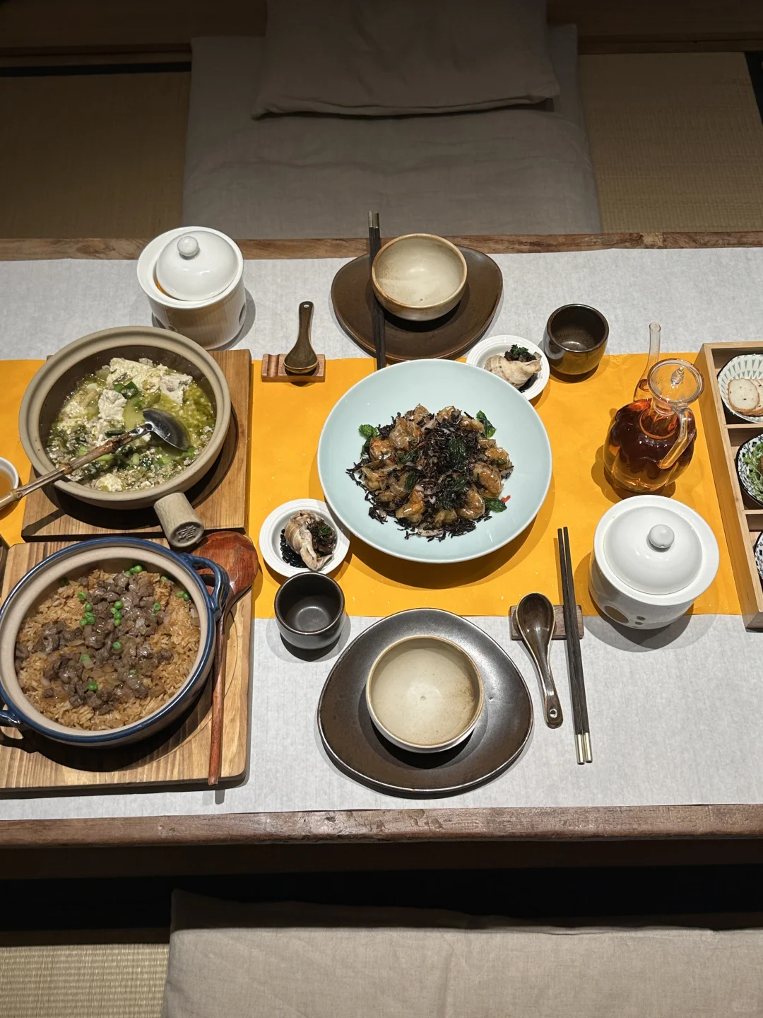 可以陪我一起吃禅意私房菜嘛～🎀