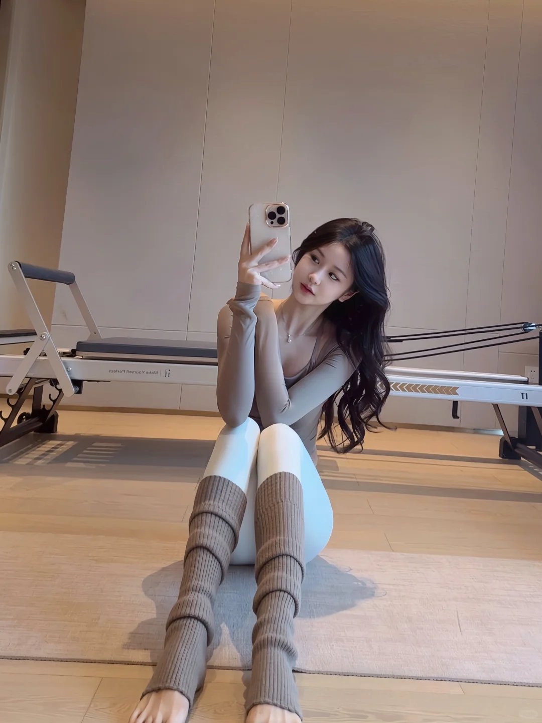 在练普拉提的女生真的太美啦！🥰