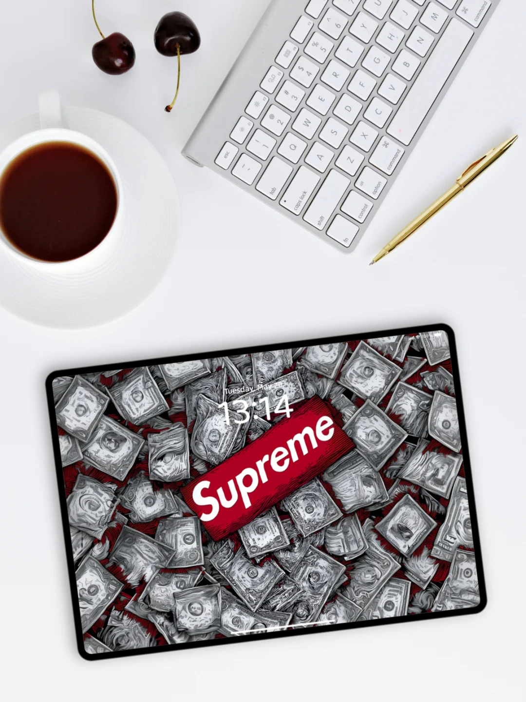 Supreme壁纸 l 金钱至上