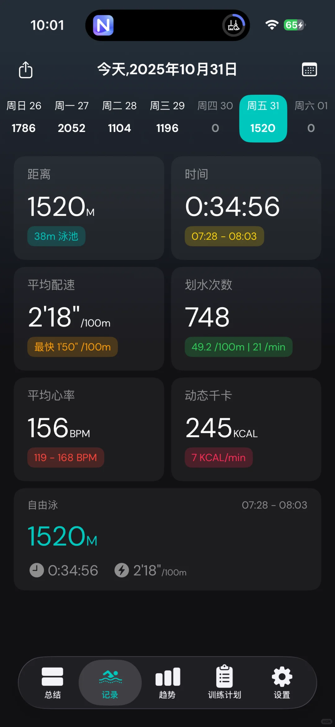 🏊‍♀️打卡|今天是快乐的晨泳🤣