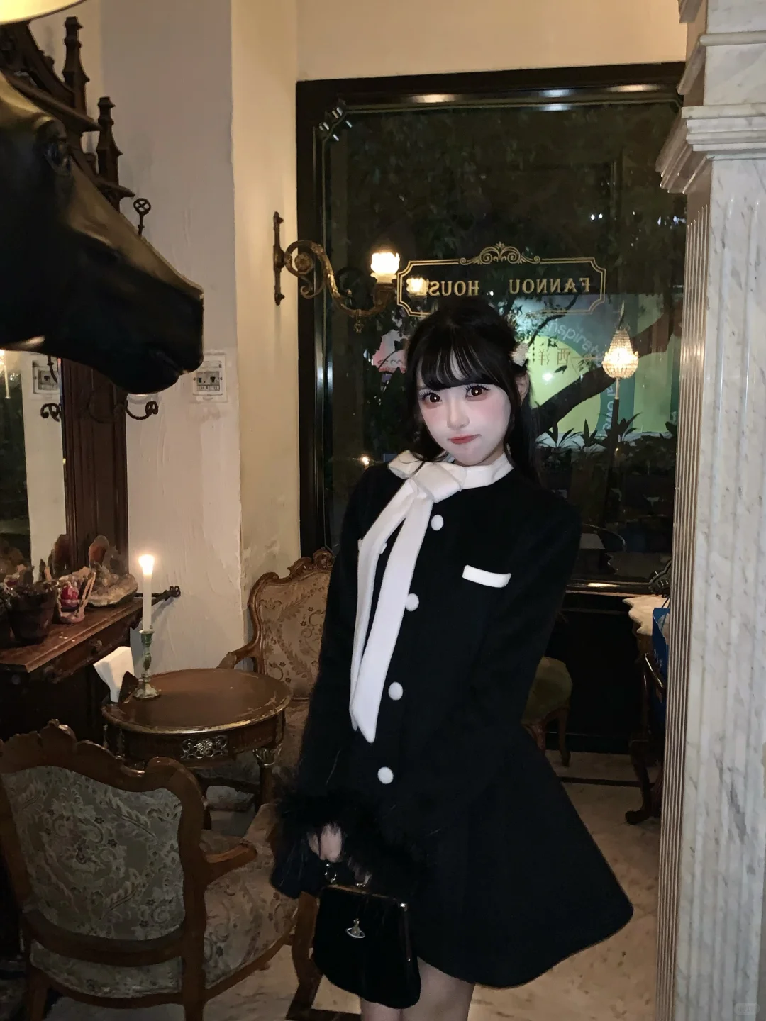 我是不会放弃千金穿搭的🖤