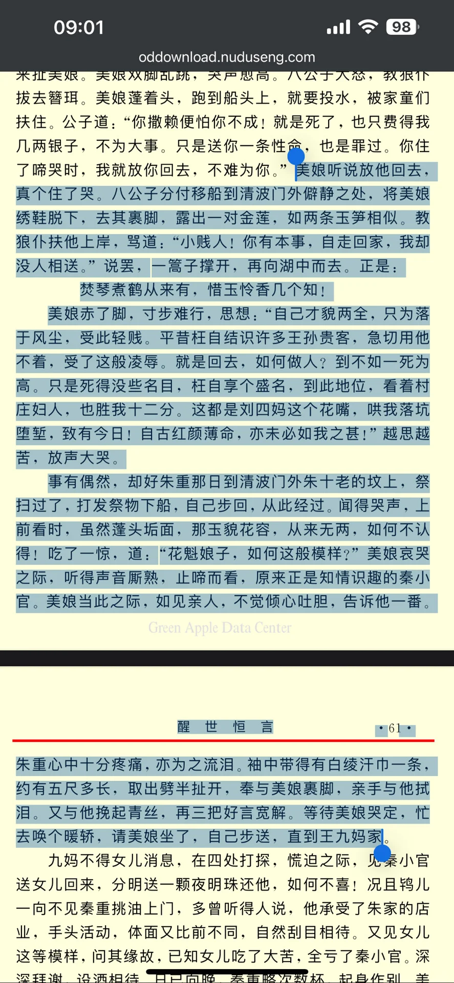 卖油翁占花魁中美女赤足羞辱